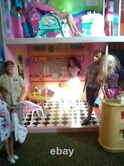 Barbie Doll House Sunset Mall Kidkraft Huge Lot HTF