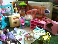 Barbie Doll House Sunset Mall Kidkraft Huge Lot HTF