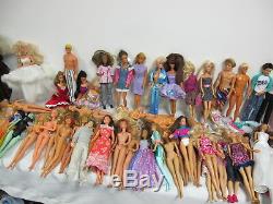 Barbie Doll Lot 61 Dolls Some Vintage Nice Lot Mattel Malibu Holiday More