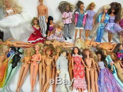 Barbie Doll Lot 61 Dolls Some Vintage Nice Lot Mattel Malibu Holiday More