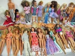 Barbie Doll Lot 61 Dolls Some Vintage Nice Lot Mattel Malibu Holiday More