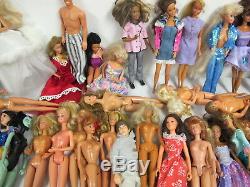 Barbie Doll Lot 61 Dolls Some Vintage Nice Lot Mattel Malibu Holiday More