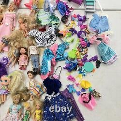 Barbie Doll Lot Disney And Others Huge Mixed Clothes- 45 dolls Accessories
