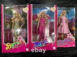 Barbie Doll Lot. Margot Robbie The Movie Lot Of 3 Barbie Dolls New In Box