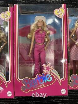 Barbie Doll Lot. Margot Robbie The Movie Lot Of 3 Barbie Dolls New In Box