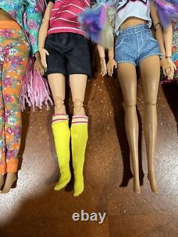 Barbie Doll Lot Of 10 Made To Move/articulated Dolls