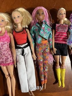 Barbie Doll Lot Of 10 Made To Move/articulated Dolls