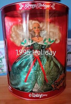 Barbie Doll Lot Of 12 Holiday Collection 1993-2005