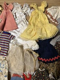 Barbie Doll Lot Of Vintage Clothes Mixed