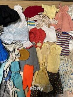 Barbie Doll Lot Of Vintage Clothes Mixed