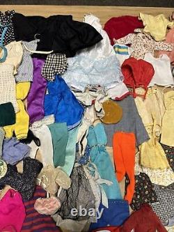 Barbie Doll Lot Of Vintage Clothes Mixed