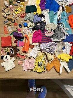 Barbie Doll Lot Of Vintage Clothes Mixed