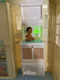 Barbie Doll Lot Vtg Dollhouse Happy Family Pregnant Midge Smart House Baby Food