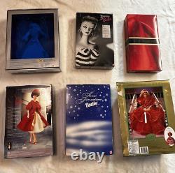 Barbie Doll Lot of 6 Vintage Silken Flame, 35th, Snow Sensation, Holiday Visions