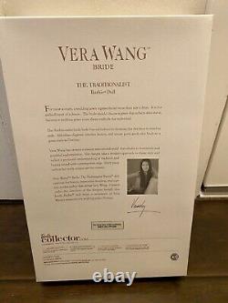 Barbie Doll Vera Wang Bride The Traditionalist. Gold Label 2011. NRFB MINT