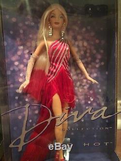 Barbie Dolls All 3 Diva Red Hot Platinum All That Glitters Nrfb Lot