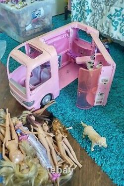 Barbie Dolls, Houses, and accessories LOT