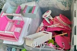 Barbie Dolls, Houses, and accessories LOT