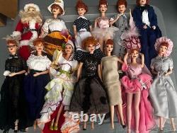 Barbie Dolls I Love Lucy lot Collection (14 Dolls) No Boxes