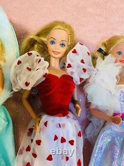 Barbie Dolls Lot Of 4 Mattel, used, READ! (Ba18), crystal barbie, loving you