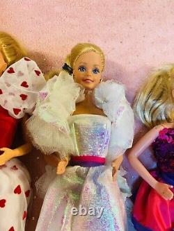 Barbie Dolls Lot Of 4 Mattel, used, READ! (Ba18), crystal barbie, loving you