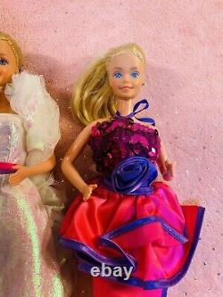 Barbie Dolls Lot Of 4 Mattel, used, READ! (Ba18), crystal barbie, loving you