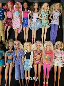 Barbie Dolls Mixture Vintage to Current Random Lot of 42 + ACCESSORIES