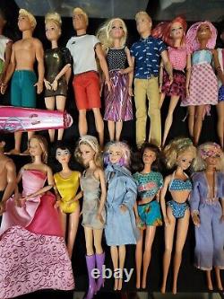 Barbie Dolls Mixture Vintage to Current Random Lot of 42 + ACCESSORIES