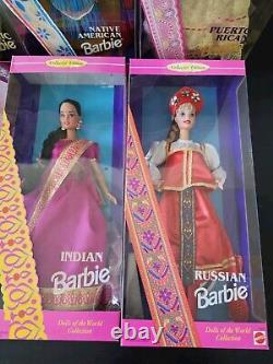 Barbie Dolls Of The World Special Edition Collection Lot And Others Lot Of 18