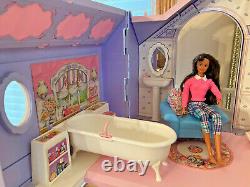 Barbie Dolls Vtg Lot 50pc Victorian Dream House DOLLHOUSE Elevator Furniture Car