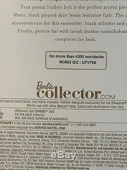 Barbie Exclusive Afternoon Suite Doll GOLD LABEL with Shipper W3503MINT. NRFB