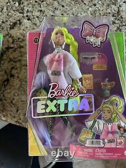 Barbie Extra Doll Lot Of 7 NRFB