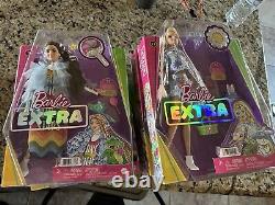 Barbie Extra Doll Lot Of 7 NRFB