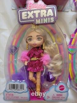 Barbie Extra Minis Dolls LOT OF 8