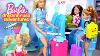 Barbie Family Vacation Airplane Travel Routine U0026 Beach Hotel