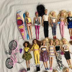 Barbie Fashionistas dressed with shoes acc Ken Skipper AA multi 40 DOLLS LOT Clean