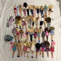 Barbie Fashionistas dressed with shoes acc Ken Skipper AA multi 40 DOLLS LOT Clean