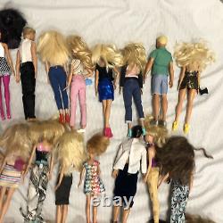 Barbie Fashionistas dressed with shoes acc Ken Skipper AA multi 40 DOLLS LOT Clean