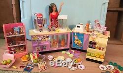 Barbie Grocery Store Market Tyco Kitchen Littles LOT Slushie Machine 1993-1996