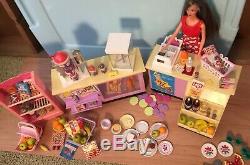 Barbie Grocery Store Market Tyco Kitchen Littles LOT Slushie Machine 1993-1996