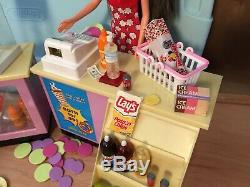 Barbie Grocery Store Market Tyco Kitchen Littles LOT Slushie Machine 1993-1996