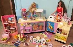 Barbie Grocery Store Market Tyco Kitchen Littles LOT Slushie Machine 1993-1996