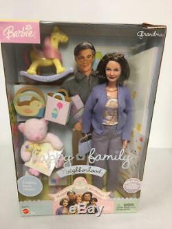Barbie Happy Family Grandma & Grandpa Doll Lot Nrfb