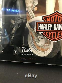 Barbie Harley Davidson Barbie and Ken 2009 Pink Label Gift Set New in MINT BOX