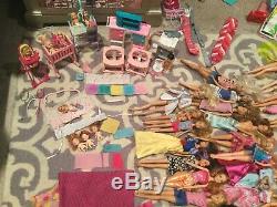 Barbie Huge Gigantic Lot Dolls Accessories Collection Galore