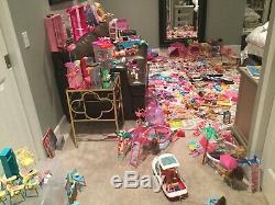 Barbie Huge Gigantic Lot Dolls Accessories Collection Galore