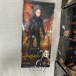 Barbie Hunger Games Doll Lot Catch Fire & Mocking Jay Katniss Peeta Y9391 CJF36