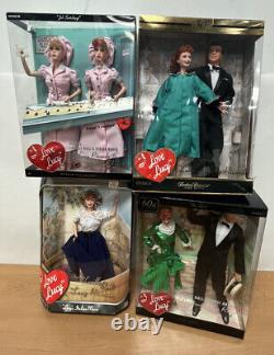 Barbie I Love Lucy collectors Dolls Lot Of 18 All Sealed