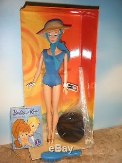 Barbie In The Swim Doll & Stand L. E. Of 1,100 Produced New