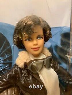 Barbie Inspiring Women Series Amelia Earhart Doll NIB, NRFB, Black label